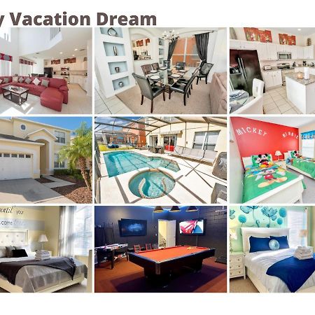Disney Dream With Hot Tub, Pool, Xbox, Games Room, Lakeview, 10 Min To Disney, Clubhouse Kissimmee Bagian luar foto